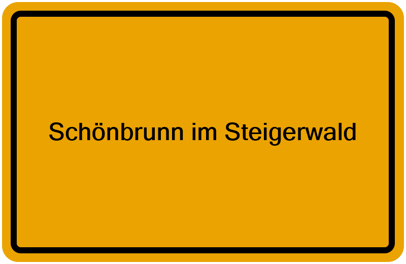 Handelsregisterauszug Schönbrunn im Steigerwald